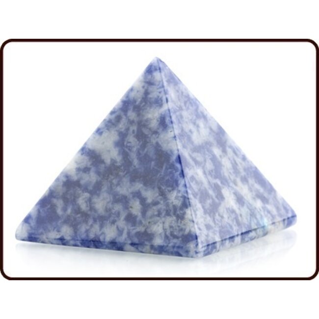 Piramide di Gemma Sodalite Ruben Robijn, 1 Pezzo
