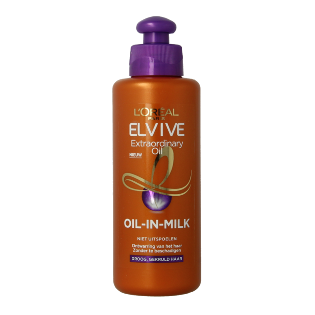 Elvive Extraordinary oil in milk krul verzorging  200 Milliliter