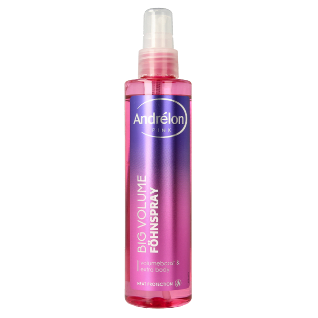 Andrelon Pink Big Volume Föhnspray 200 Milliliter