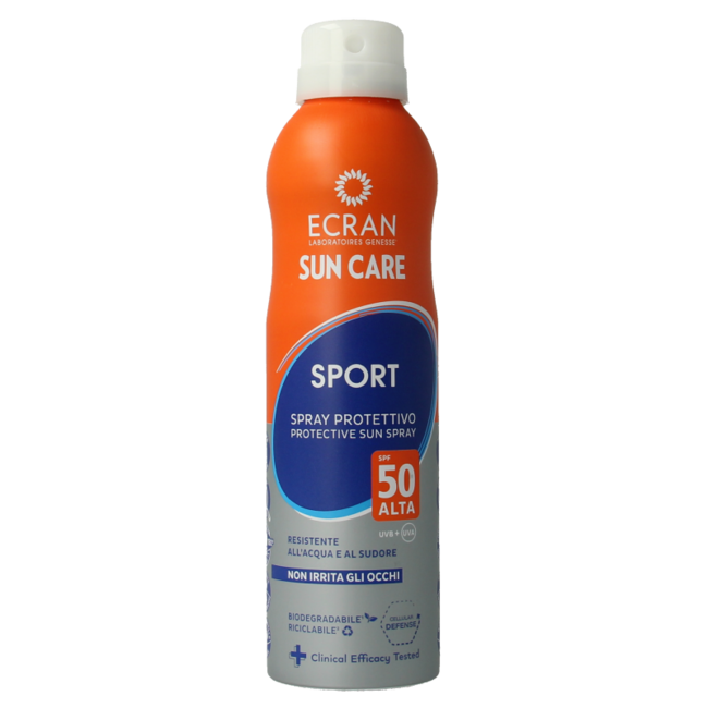 Ecran Sonnenmilch-Spray unsichtbar Sport LSF 50 250 Milliliter