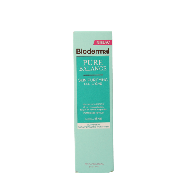 Biodermal Pure Balance Oczyszczający Żel-Krem na Dzień 50 Mililitrów