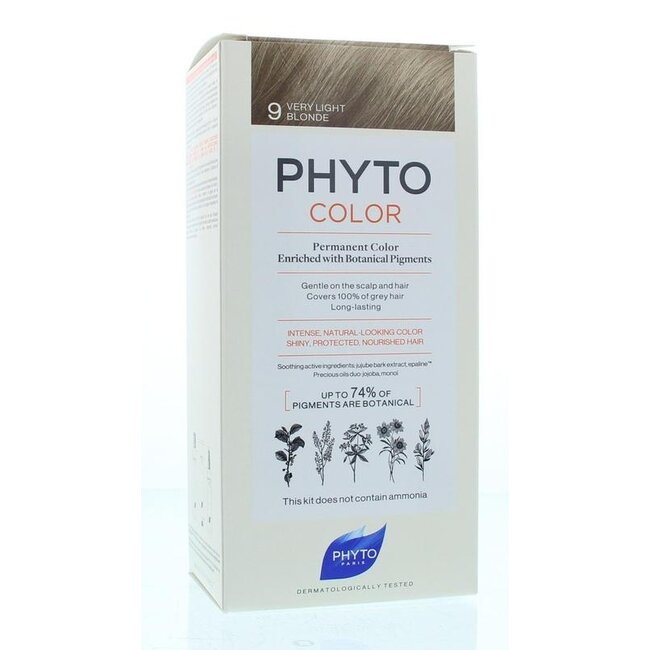 Phyto Paris Phytocolor 9 Very Light Blonde 1 Piece