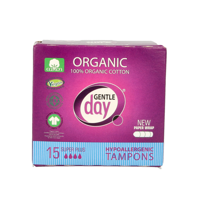Gentle Day Tampon Super Plus, 15 Stück