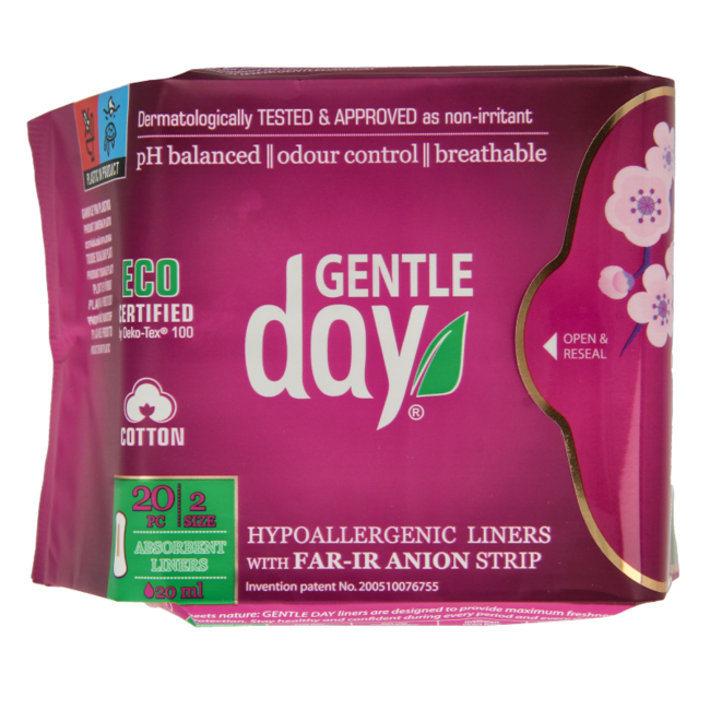 Salvaslip Assorbenti Gentle Day 20 Pezzi