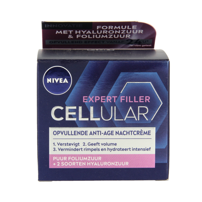 Nivea Cellular Expert Filler Crema Notte Anti-Età 50 Millilitri