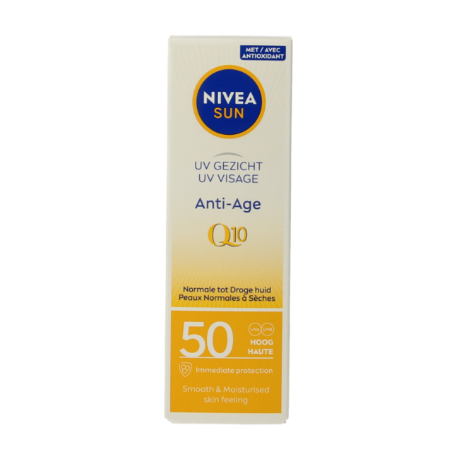 Nivea Sun visage anti-âge Q10 SPF50 50 millilitres