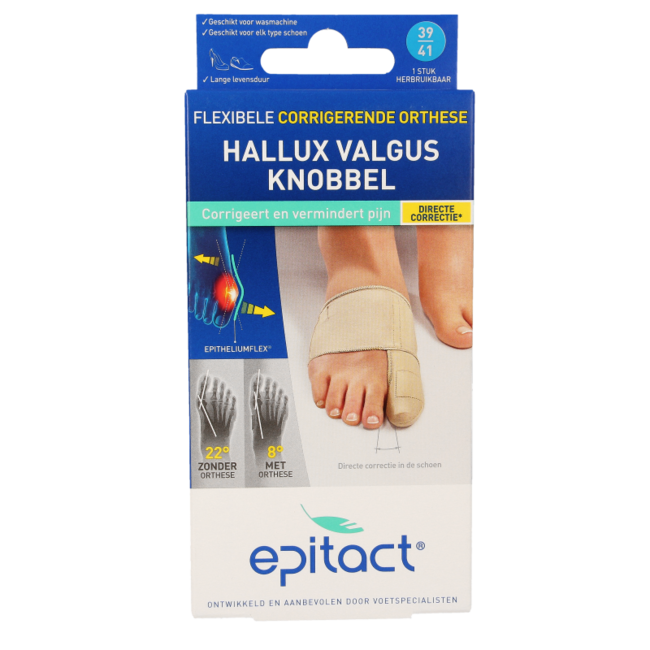 Orthèse correctrice hallux valgus taille 39/41 1 pièce