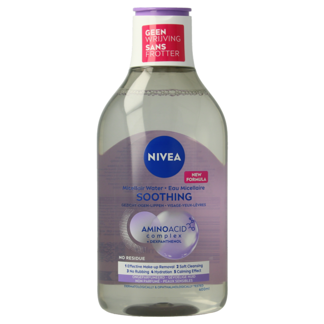 Eau micellaire Nivea Visage 3-en-1 sensible 400 millilitres