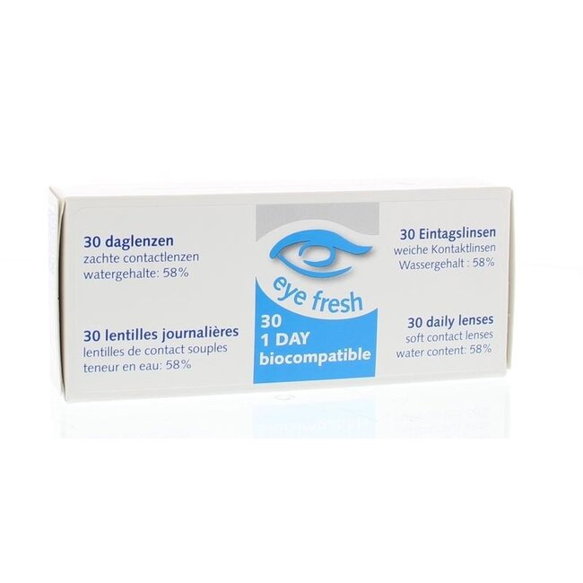 Lentilles de contact journalières Eyefresh -8.00 30 pièces
