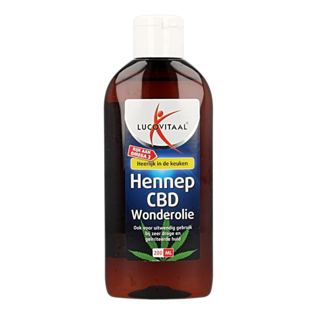 Lucovitaal Hanf CBD Hautwunderöl 200 Milliliter