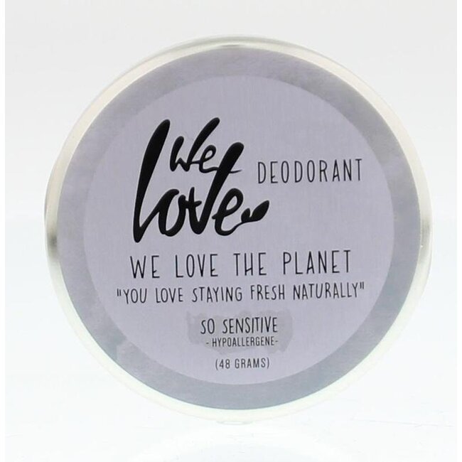 We Love The Planet 100% Natural Deodorant So Sensitive 48g