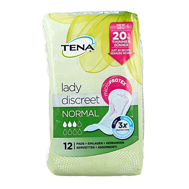 Tena Lady Discreet Normal 12 pièces