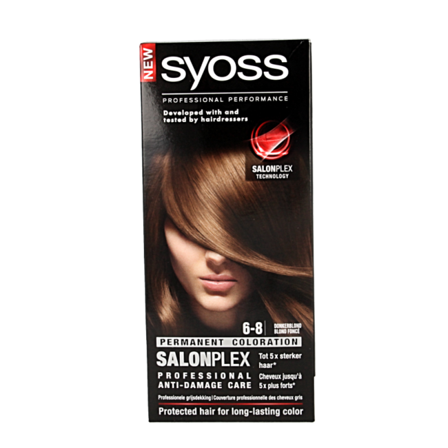 Syoss Color Baseline 6-8 Dark Blonde Hair Dye 1 Set