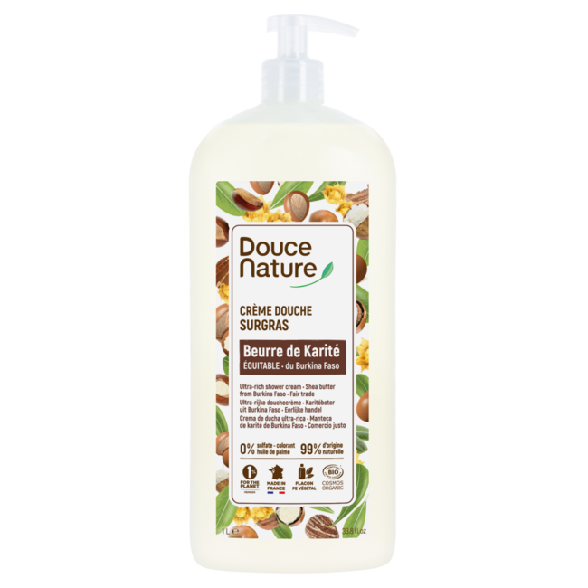Douchegel sheabutter ultrarijk bio 1 Liter