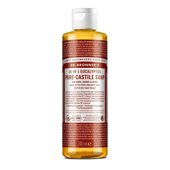 Dr Bronners Liquid soap eucalyptus 240 Milliliter