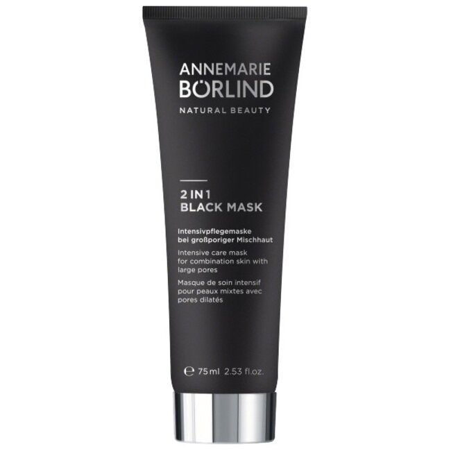 Borlind Masque skin & pore black 2-en-1 75 Millilitres