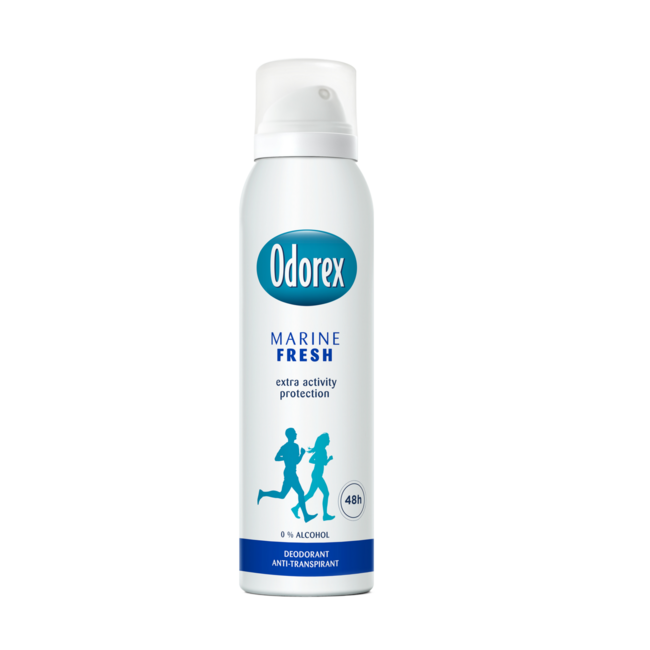 Odorex Spray Corpo Reattivo al Calore "Marine Fresh" 150 Millilitri