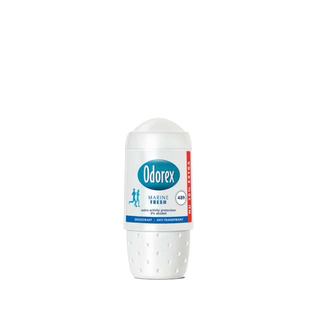 Odorex Deodorante Roll-on Attivato dal Calore Corporeo, Freschezza Marina, 55 Millilitri