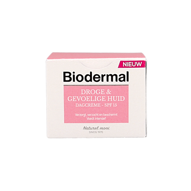 Biodermal Dagcreme droge en gevoelige huid 50 Milliliter