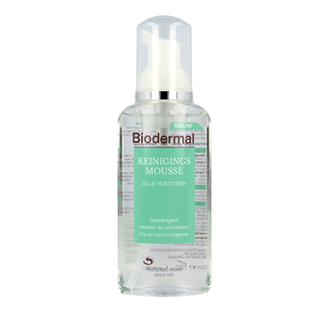 Mousse Detergente Biodermal per tutti i tipi di pelle 150 Millilitri