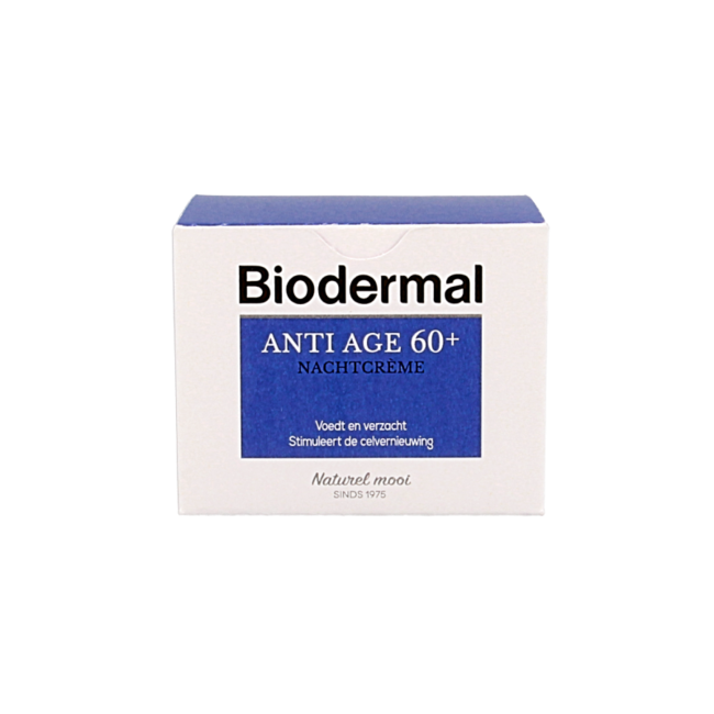 Biodermal Crema de noche anti-edad 60+ 50 mililitros
