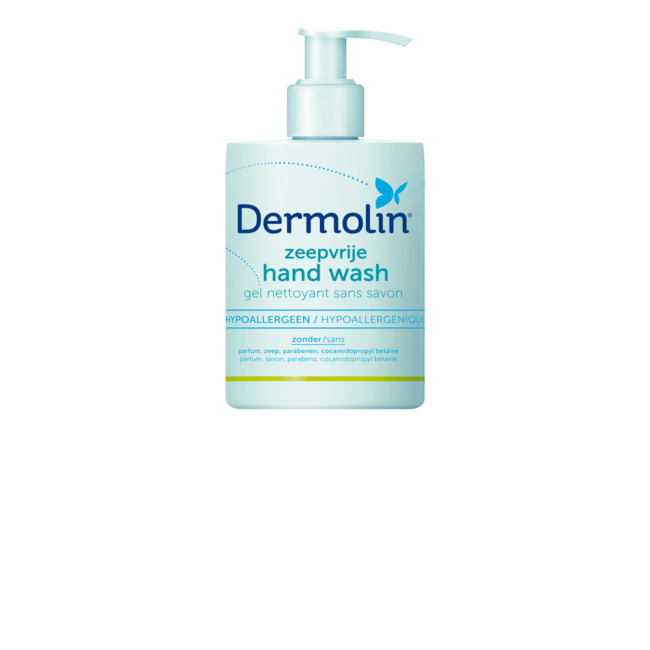 Dermolin Handwash nettoyant mains sans savon flacon pompe 200 ml