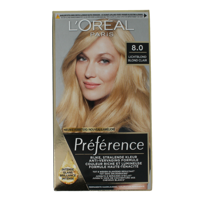 Preference 8 Biondo Chiaro California 1 Set