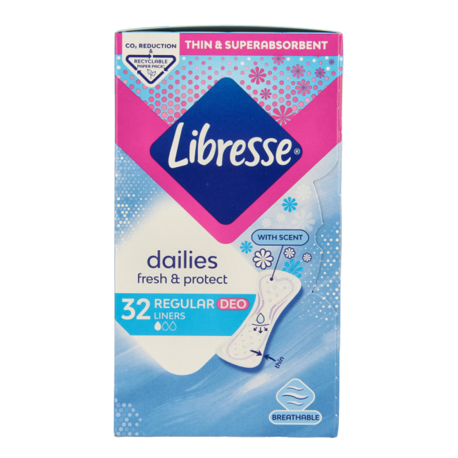 Libresse Daily Fresh Normal Deo Fresh Pantyliners 32 Pieces