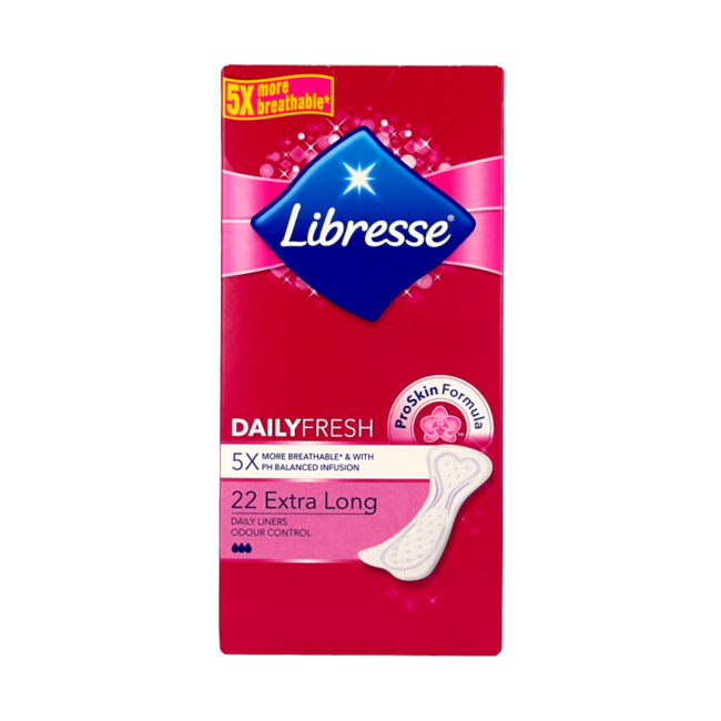 Libresse Slipeinlagen extra lang, 22 Stück