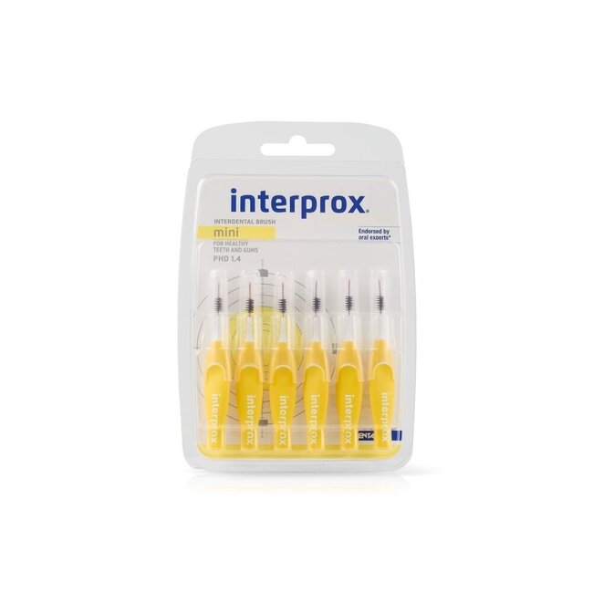 Interprox Mini geel 6 Stuks