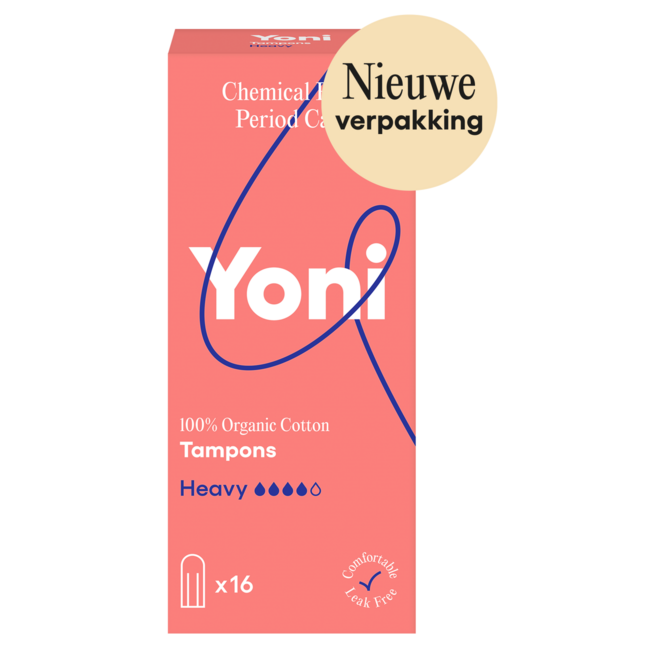 Tampons flux abondant 16 pièces