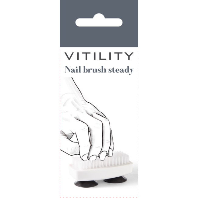 Brosse à ongles stable Vitility 1 pièce