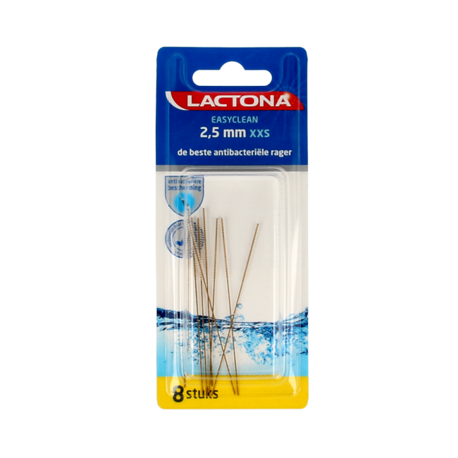 Lactona Easyclean XXS long 2,5 mm 8 pièces