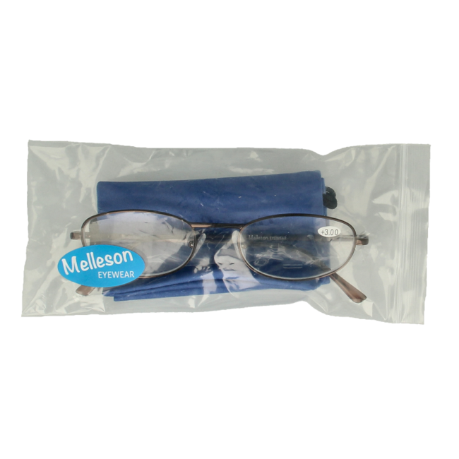 IBD Universal Reading Glasses Brown +3.00 1 Piece