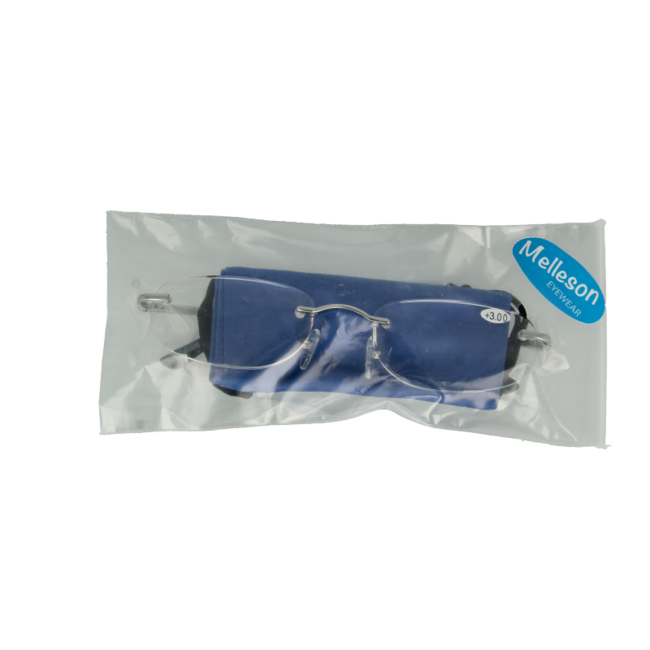 IBD Universal Rimless Reading Glasses +3.00 1 Piece