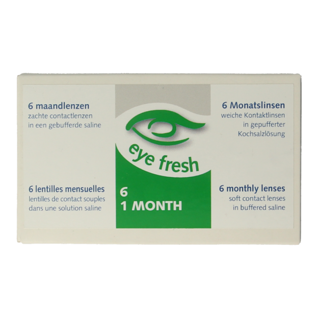 Eyefresh Lentilles Mensuelles -1.50 6 Pièces