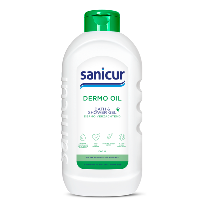 Sanicur Gel douche dermo huile 1 litre