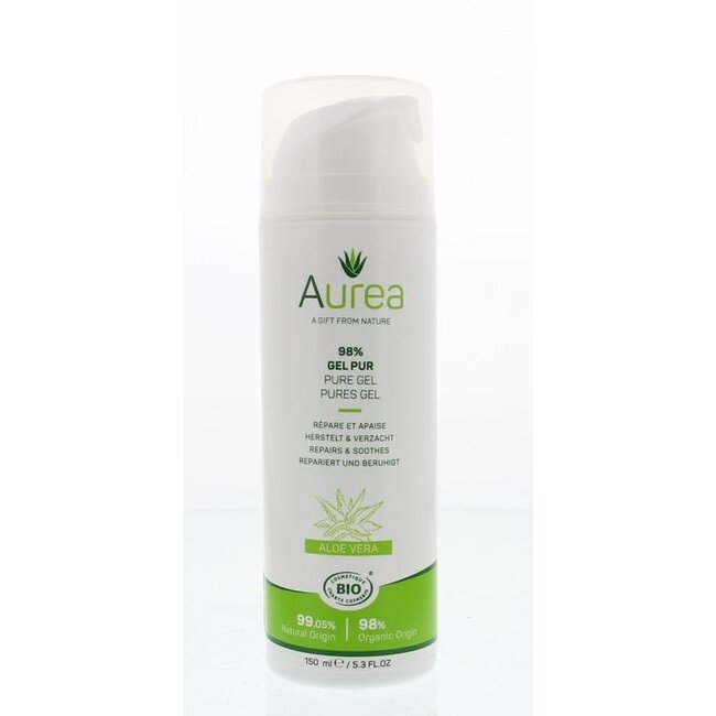 Aurea Aloe vera huidgel 98% 150 Milliliter