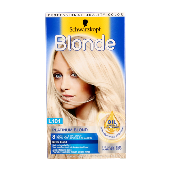 Schwarzkopf Blonde hair dye platinum blonde L101 1 Set