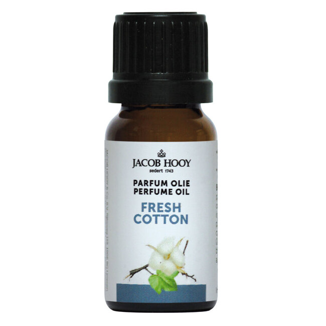 Jacob Hooy Parfum olie fresh cotton 10 Milliliter