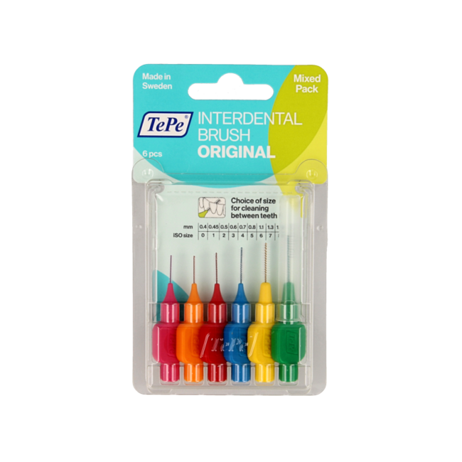 TePe Brossettes interdentaires pack mixte 6 pièces