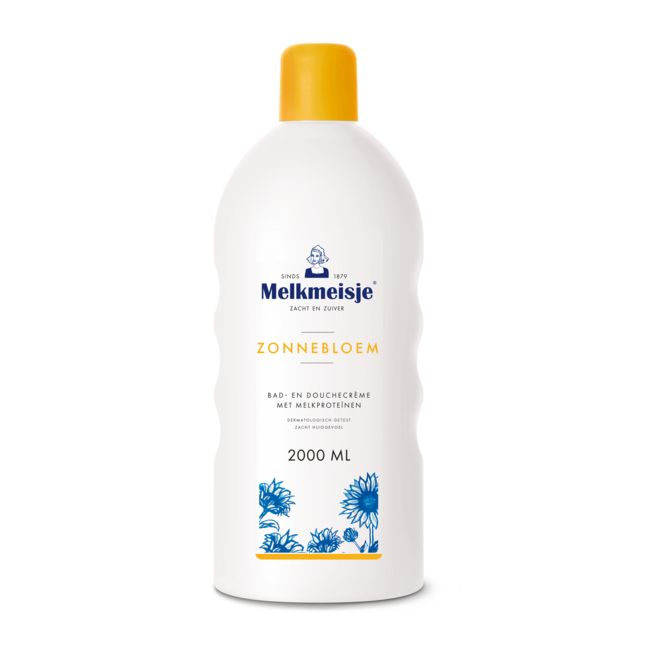 Melkmeisje Bain et douche tournesol/lait 2 Litres