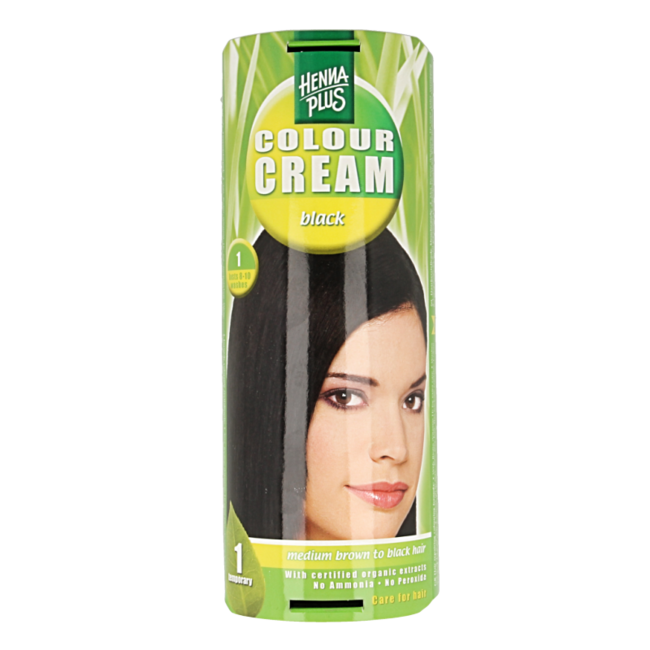 Henna Plus Crema Colorante Nero 1 60 Millilitri