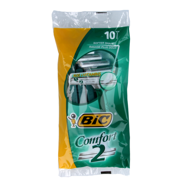 Maszynki do golenia BIC Comfort 2, 10 sztuk