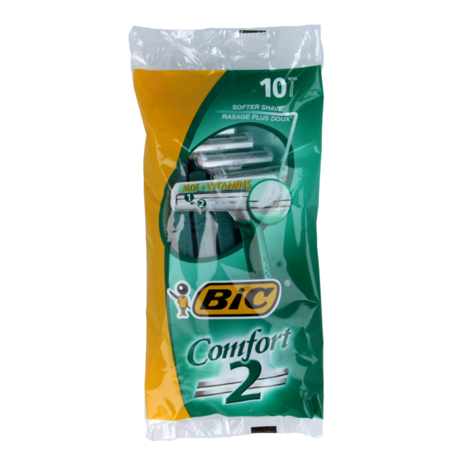 Rasoirs BIC Comfort 2, lot de 10