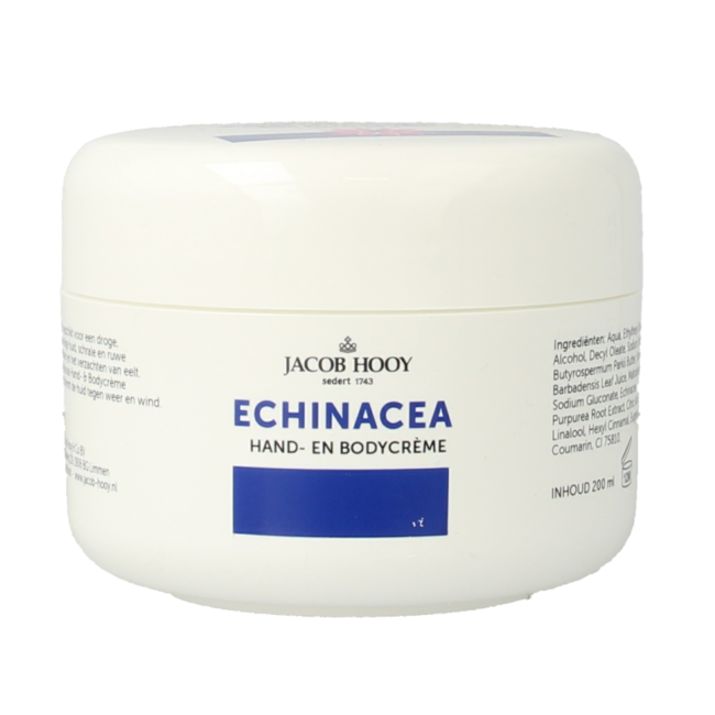 Jacob Hooy Crema de manos y cuerpo de equinácea y aloe vera 200 ml