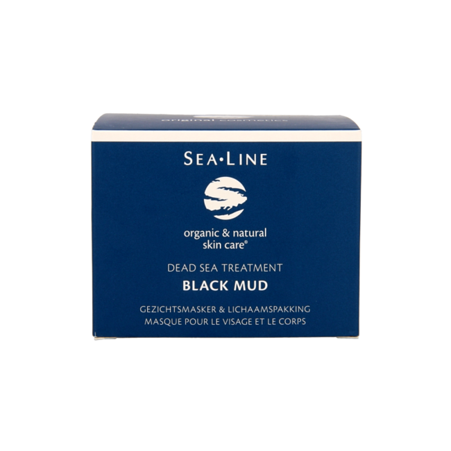 Sea-Line Mascarilla facial y corporal de barro negro 225 ml