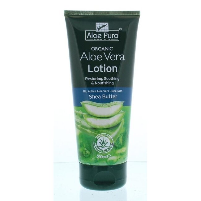 Optima Aloe Pura lotion à l'aloe vera biologique 200 ml