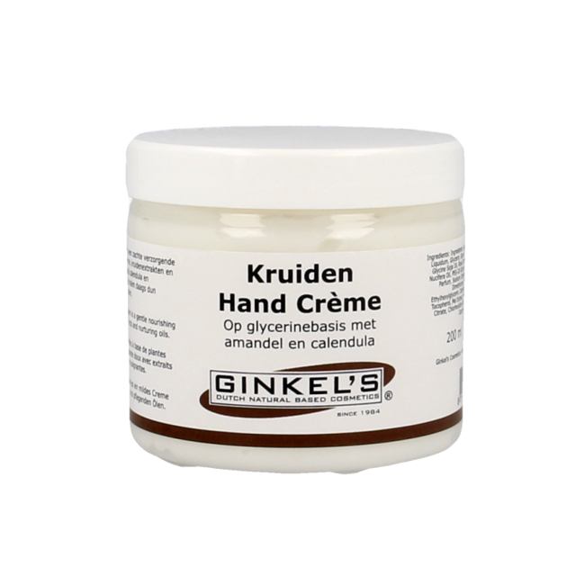 Crème pour les mains aux herbes Ginkel's 200 ml