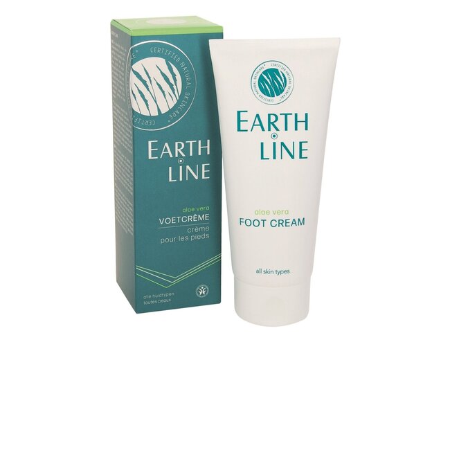 Earth Line Crema de pies de Aloe vera 100 mililitros